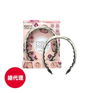 德國【invisibobble】無痛感造型髮箍(可調式)-白色蟒紋(限量款)