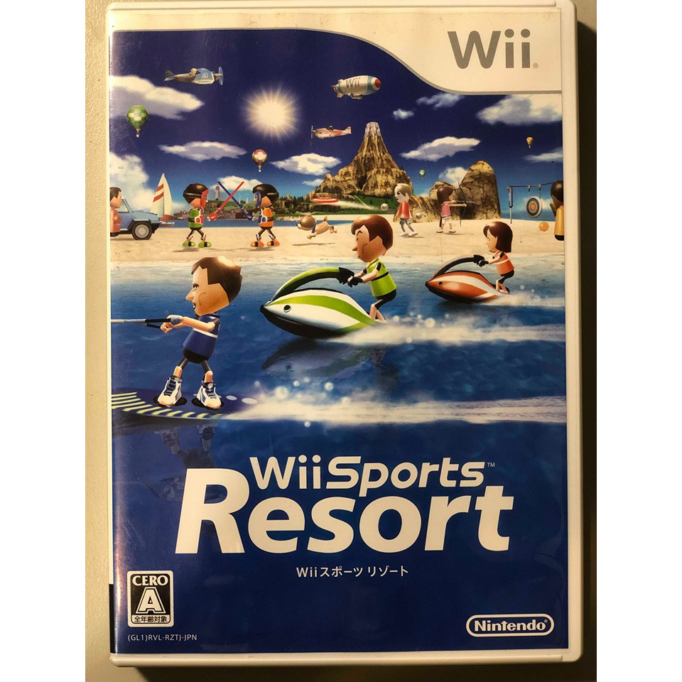 Wii 遊戲光碟 《wii 運動 渡假勝地》度假勝地 Wii Sports Resort 任天堂 正版 日文版 非中文
