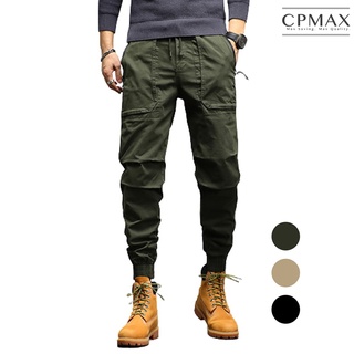 【cpmax 】純棉美式軍事工裝褲 長褲男 工裝褲 縮口褲 純棉工作褲 休閒長褲 大尺碼工裝褲 大尺碼長褲【p99】