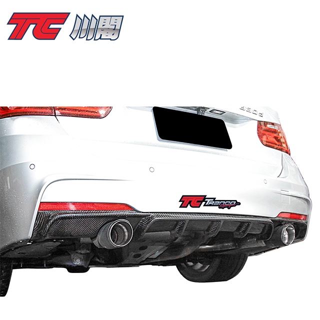 BMW F30 F31  P 全碳 後下巴 雙邊單出 M-TECH SPORT 保桿 TRANCO 川閣