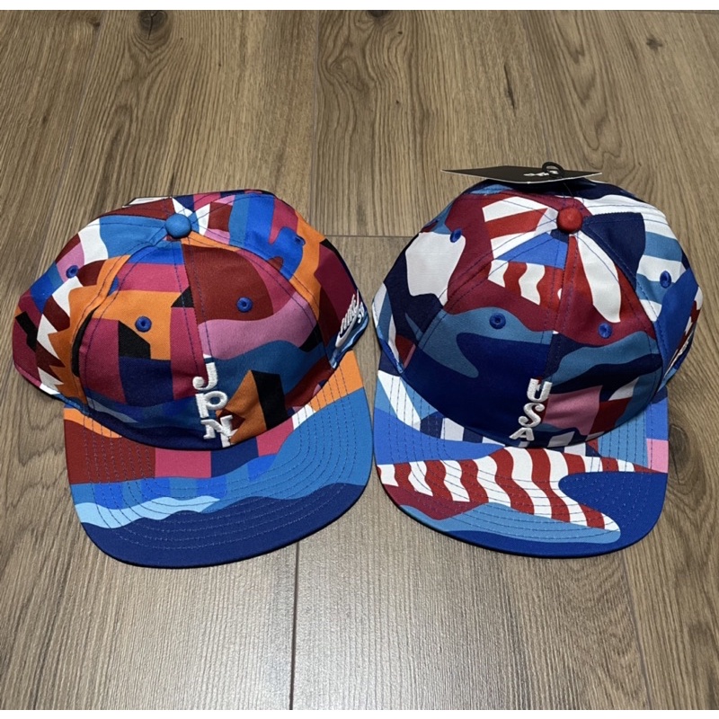 Nike SB x Parra USA JAPAN Federation Kit Skate Cap 帽子 奧運 現貨