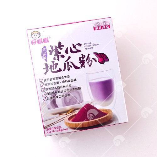 【艾佳】好媽媽-紫心地瓜粉200g/盒