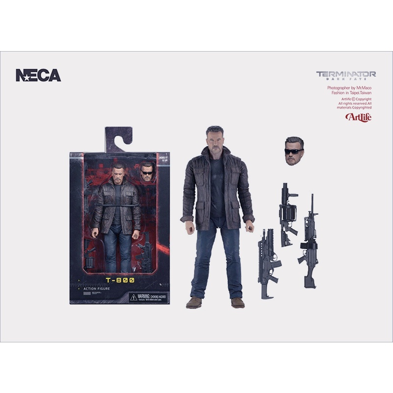 Artlife ㊁ NECA Terminator Dark Fate T800 魔鬼終結者 黑暗宿命 阿諾史瓦辛格