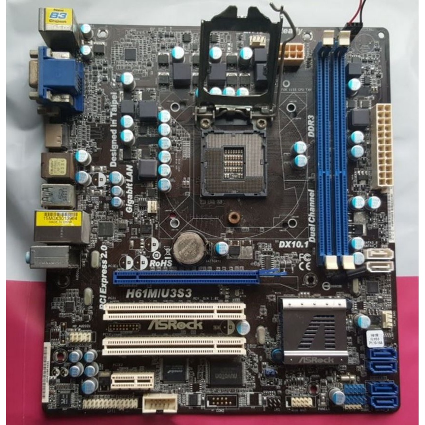 華擎 asrock H61M U3S3 (1155腳位 主機板)