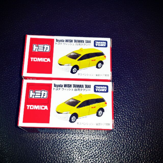 全新 1/64 tonics Toyota wish taxi 計程車模型車