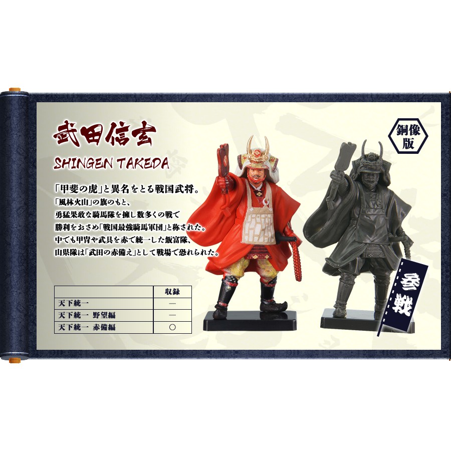 開闢工作室 戰國武將天下統一赤備篇轉蛋扭蛋會場限定bandai 豐臣秀吉武田信玄織田信長井伊直政 蝦皮購物