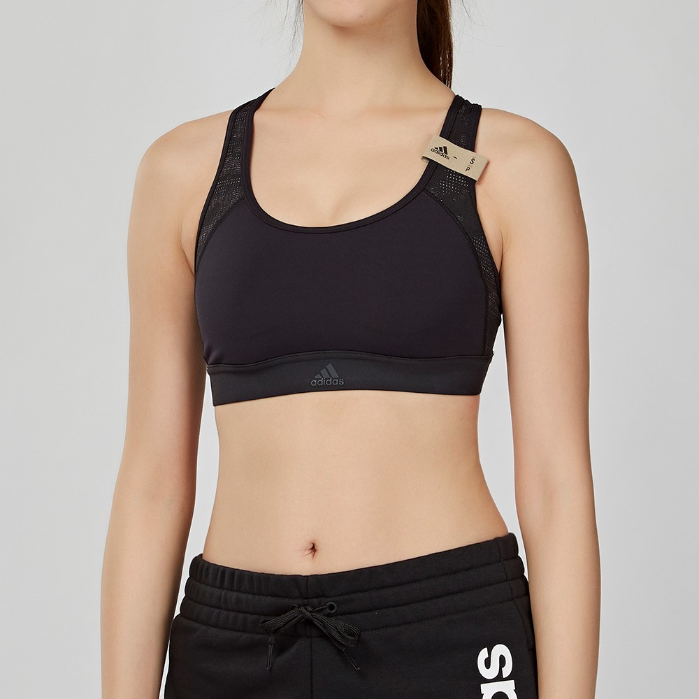 Adidas Dont Rest Bra 女款 黑色 中度支撐 健身 重訓 運動 可拆式襯墊 內衣 DZ6083