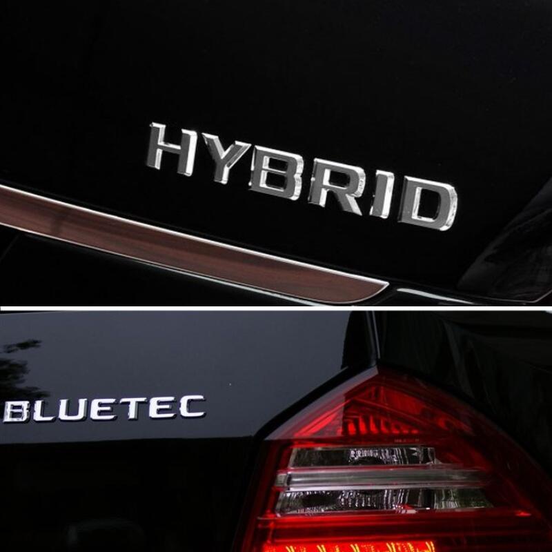 Benz 賓士標貼 BLUETEC 標誌貼 HYBRID 車身標誌 車尾標誌 GLK GLC ML 後尾標 英文車貼