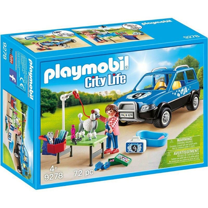 playmobil 摩比人 City Life系列 9278 隨行狗狗美容師