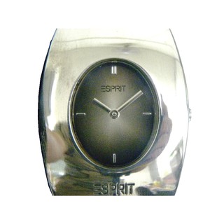 [專業模型] 女錶 [ESPRIT S2730S] ESPRIT 經典楕圓型手環鋼錶[銀黑面]中性/潮/軍錶