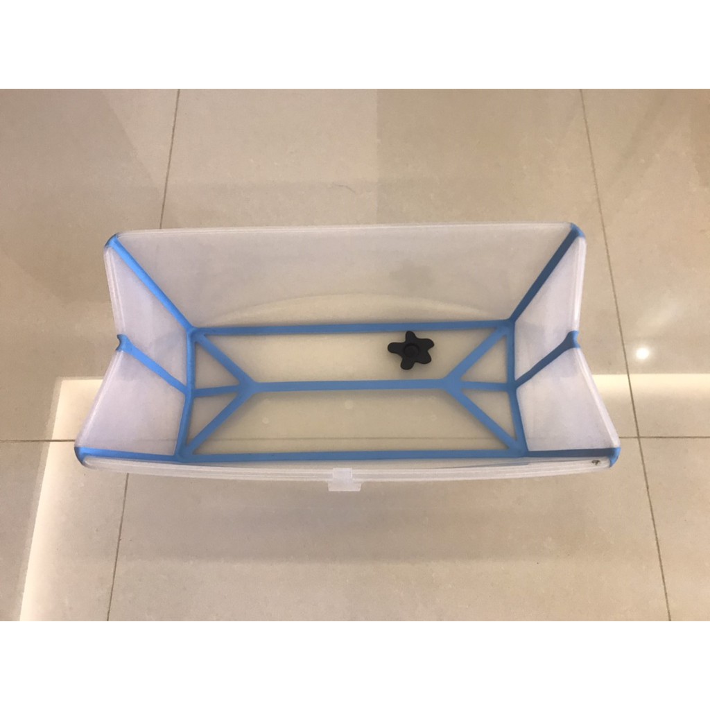 【二手婦幼】瑞典Stokke Flexi Bath折疊浴盆-藍色款