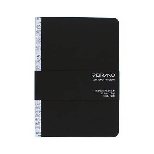 FABRIANO Ecoqua Notebook/ Soft Touch/ A5 / Black   eslite誠品