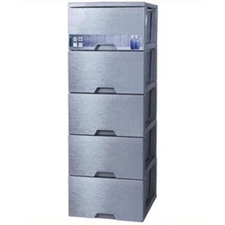 大詠 HOUSE KD組裝式 金屬銀五層櫃 置物櫃/整理櫃 DWKD030SV
