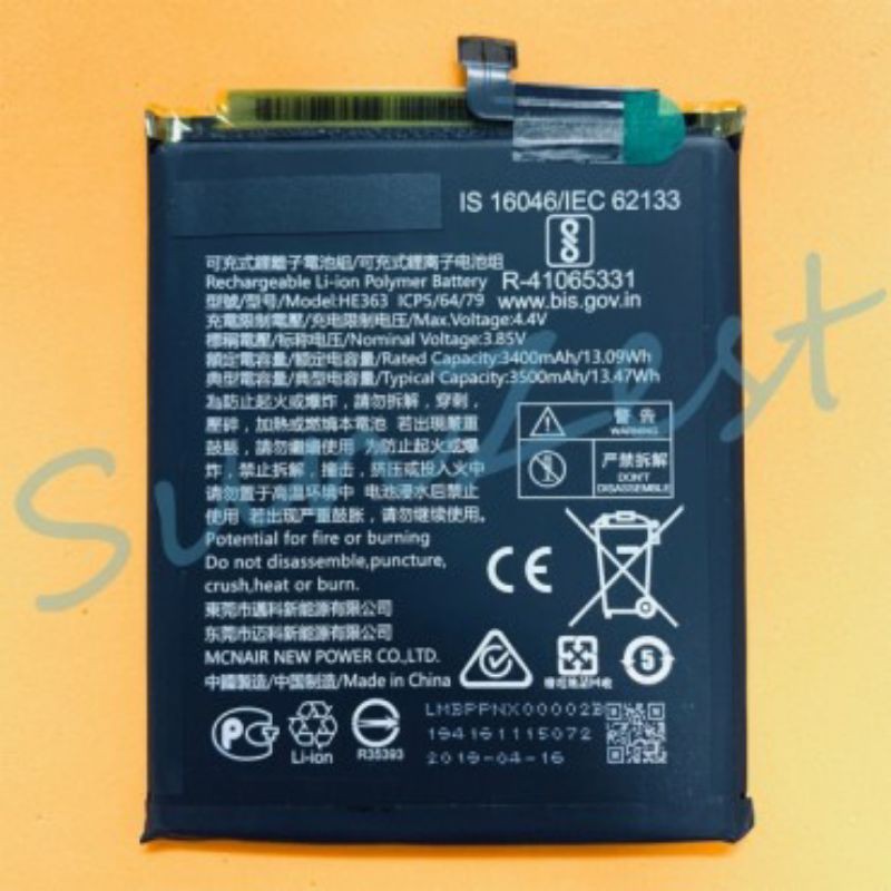 Nokia 3.1 Plus  (TA-1104) 副厰電池 DIY價格不含換