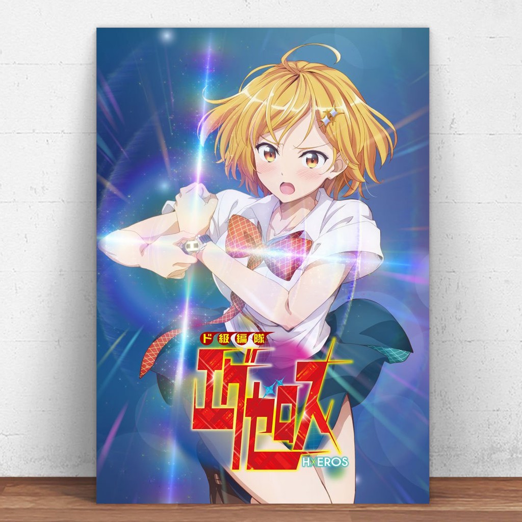 弩級戰隊hxeros 動漫鐵皮畫個性金屬裝飾畫星乃雲母動漫海報卡通動漫周邊禮物可客制 蝦皮購物