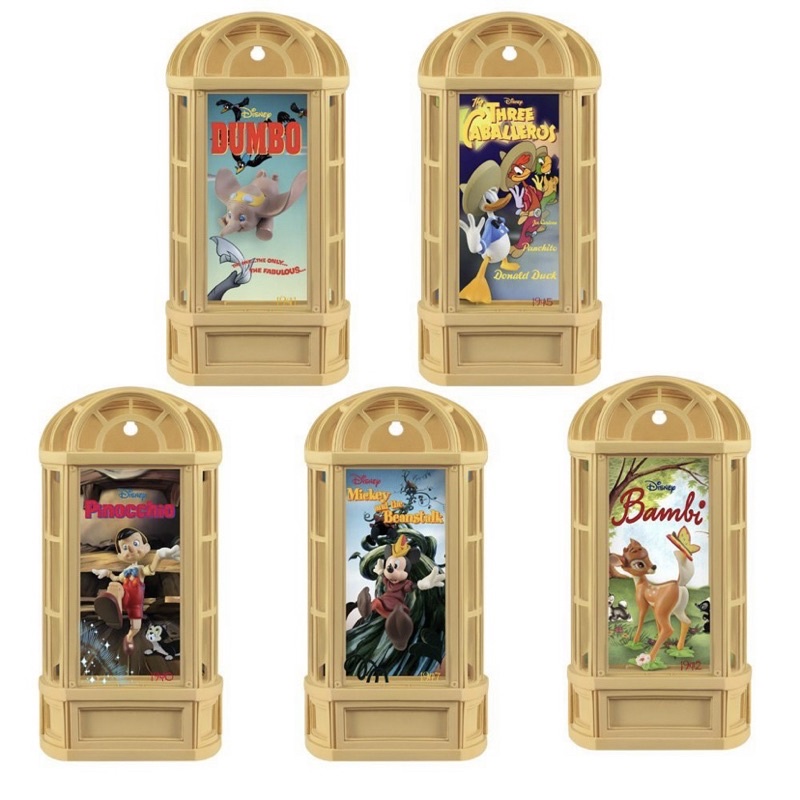 現貨 日本 正版 藝術 櫥窗 DISNEY 迪士尼 小木偶 小鹿斑比 唐老鴨 小飛象 米奇 盒玩 公仔 老物