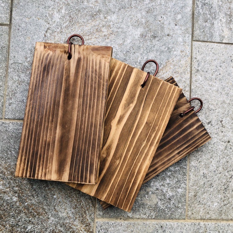 #碳化杉木板#20cm*12cm 鹿角蕨蘭花 蕨類上板材