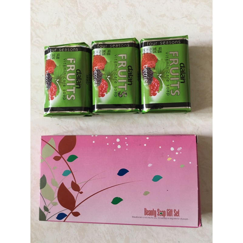 水果皂 土耳其Dalan水果香皂禮盒（一盒3入）過期品、即期品特價出清