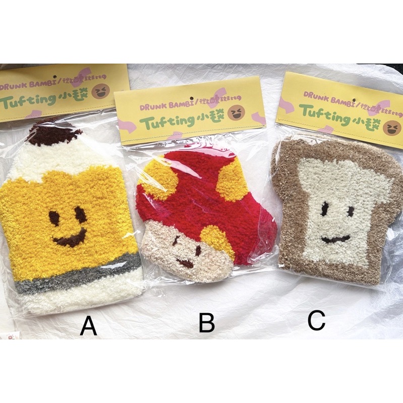 【文創代購】現貨 台灣文創作家 臺灣文創 微醺斑比 文博會 市集 限定 - 小毯 隔熱墊 杯墊 國際 插畫展