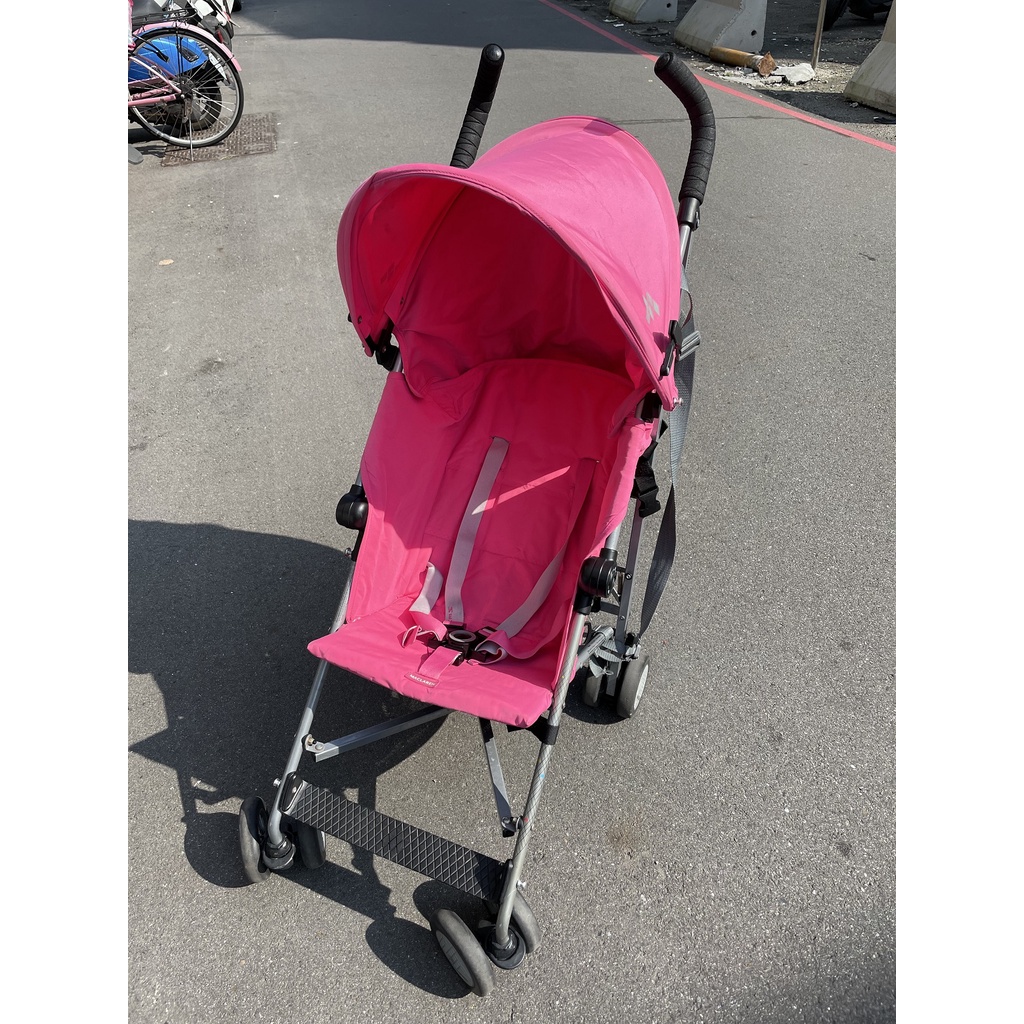 (二手)Maclaren粉色 嬰兒手推車 傘車