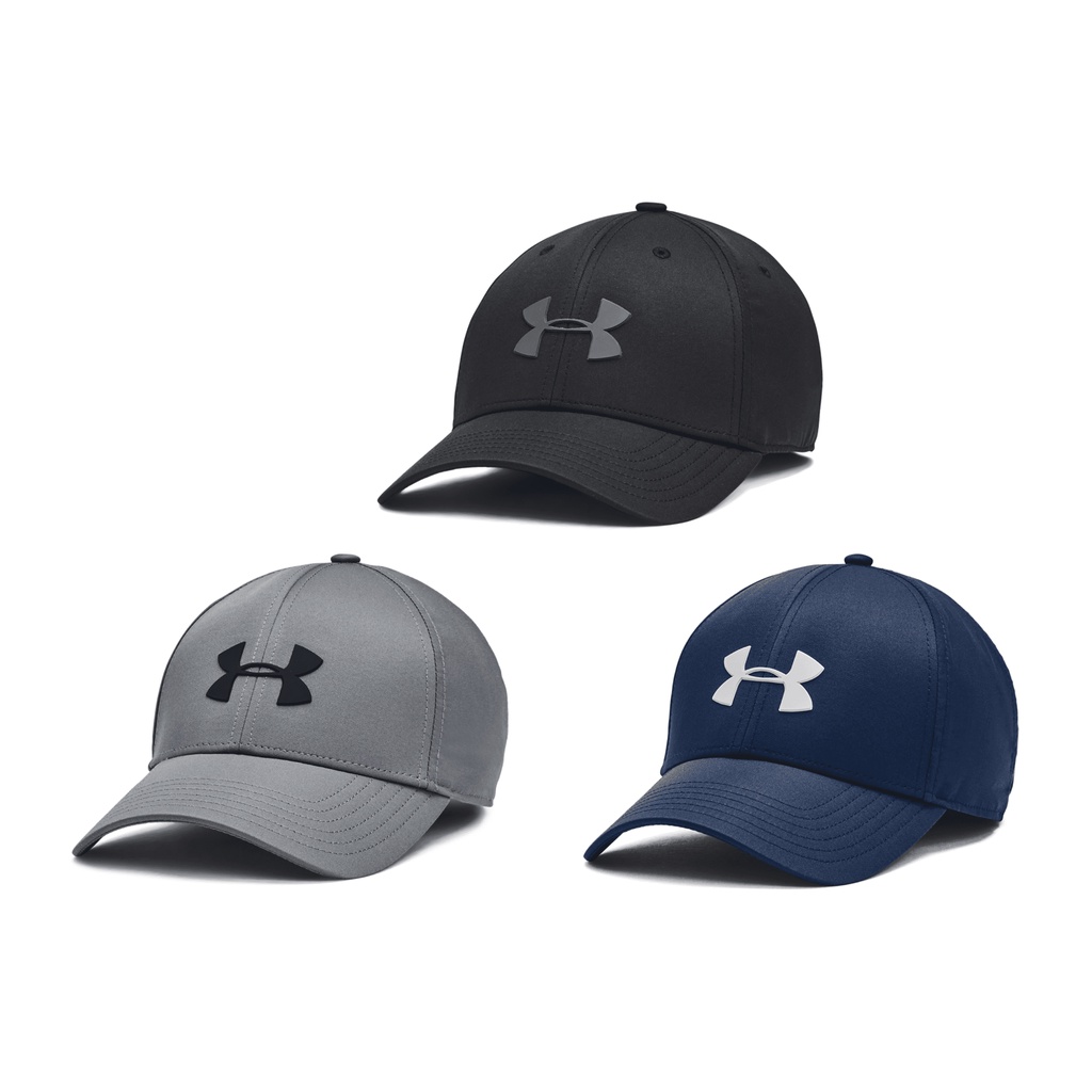Under Armour 帽子 UA STORM 棒球帽 運動帽 休閒帽 老帽 防潑水 透氣 舒適 黑色 灰色 深藍色