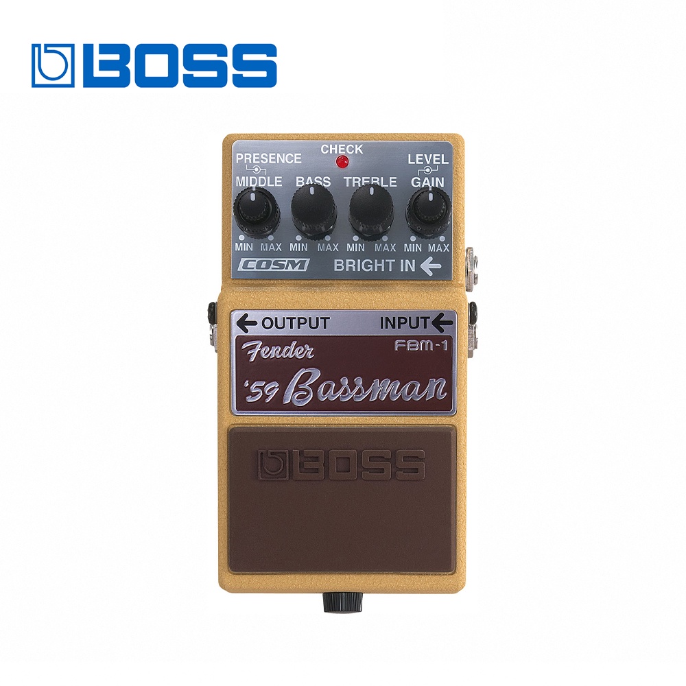 BOSS FBM-1 Fender '59 Bassman 音箱模擬 效果器【敦煌樂器】