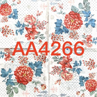 波弟彩繪拼貼/蝶古巴特/餐巾紙/AA4266/美麗玫瑰花