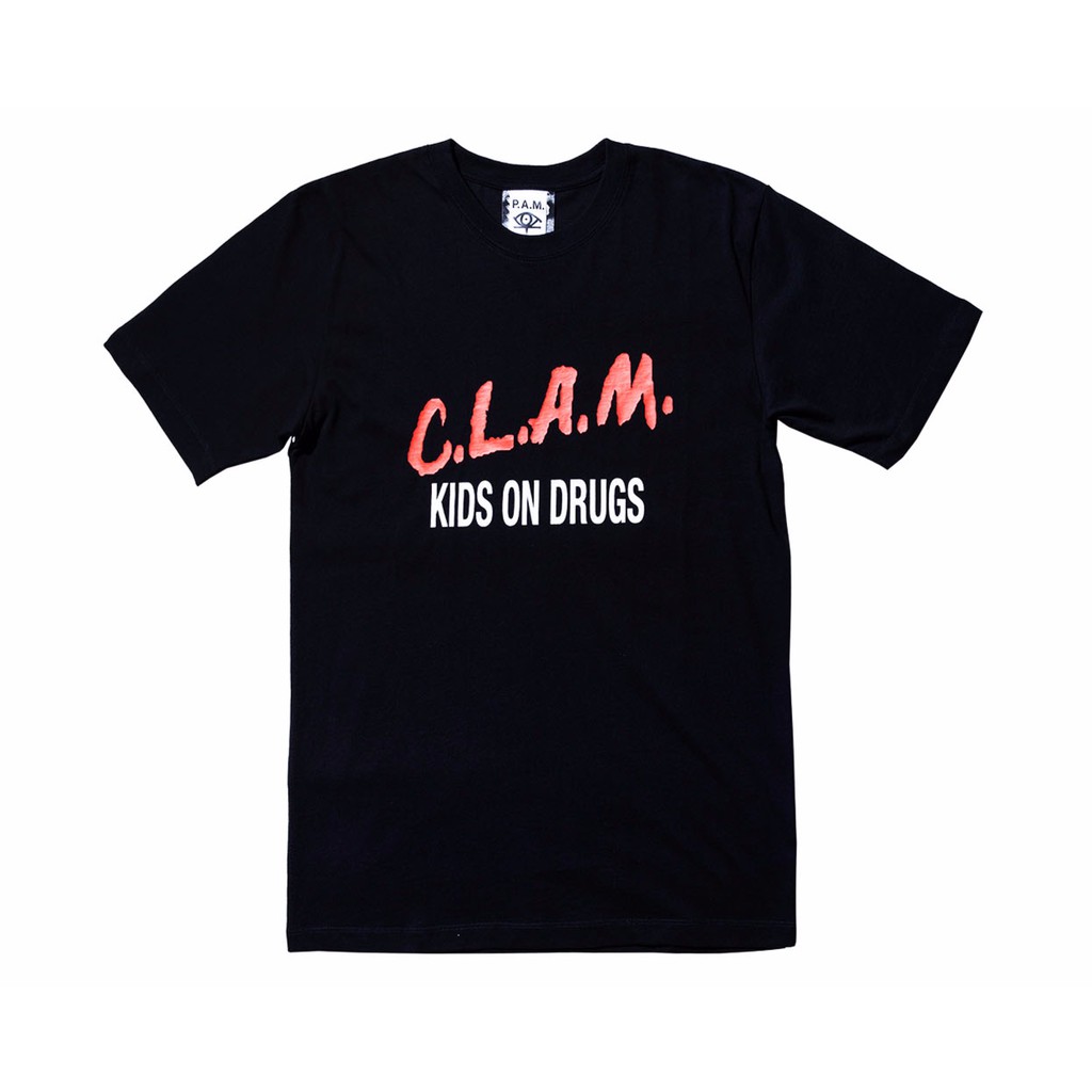 Clot x P.A.M C.L.A.M 黑 短袖T恤 冠希 潮流 聯名 休閒 棉質 設計