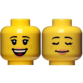「翻滾樂高」LEGO Head(52) 3626cpb1352 雙面人頭 女生 一顆