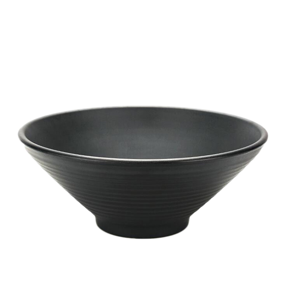 1 件 8 英寸沙拉碗防滑粥碗三聚氰胺拉麵碗(黑色),現貨,批發價