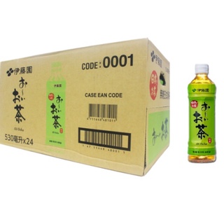 伊藤園 綠茶 530ml （1箱 ）無糖 無香料 無熱量 好市多代購