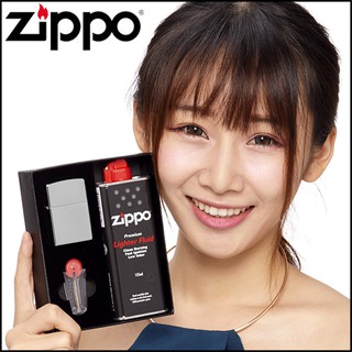 ☆福星煙具屋☆全新【ZIPPO】 原廠禮盒組~附補充油、打火石，可搭配打火機購買