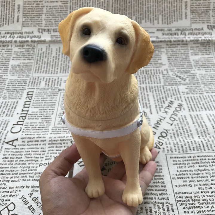 品正 散貨仿真動物大號金毛拉布拉多犬導盲犬擺件模型玩具 蝦皮購物