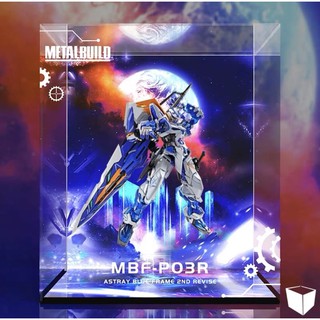 《Yao 挖寶趣》METAL BUILD 機動戰士鋼彈SEED MSV MBF-P03R 異端鋼彈藍色機二型改 展示盒