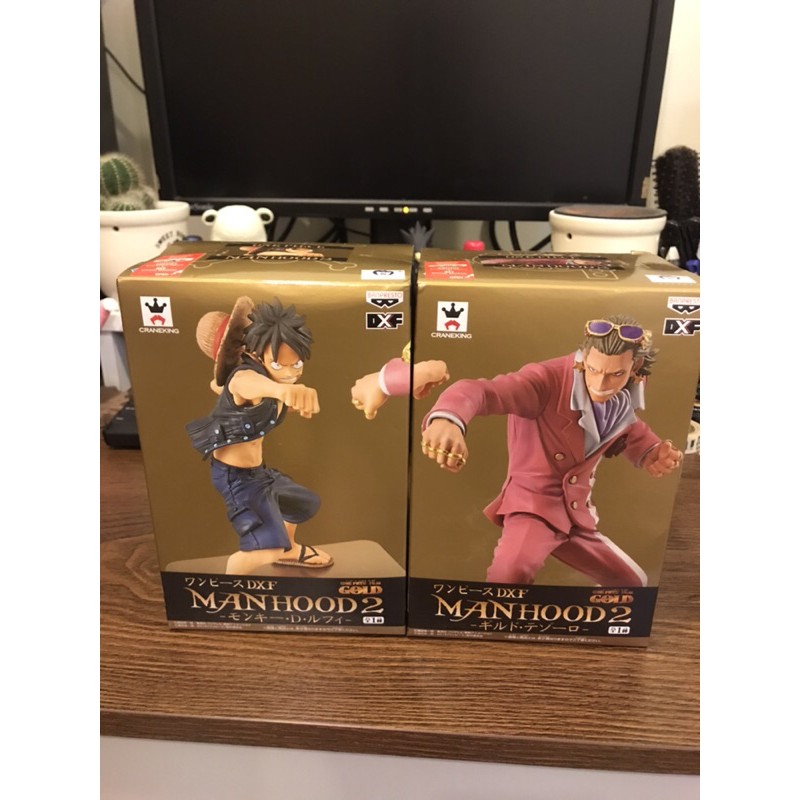 現貨代理全新未拆 海賊王ONE PIECE DXF MANHOOD 2 劇場版ONE PIECE FILM  GOLD