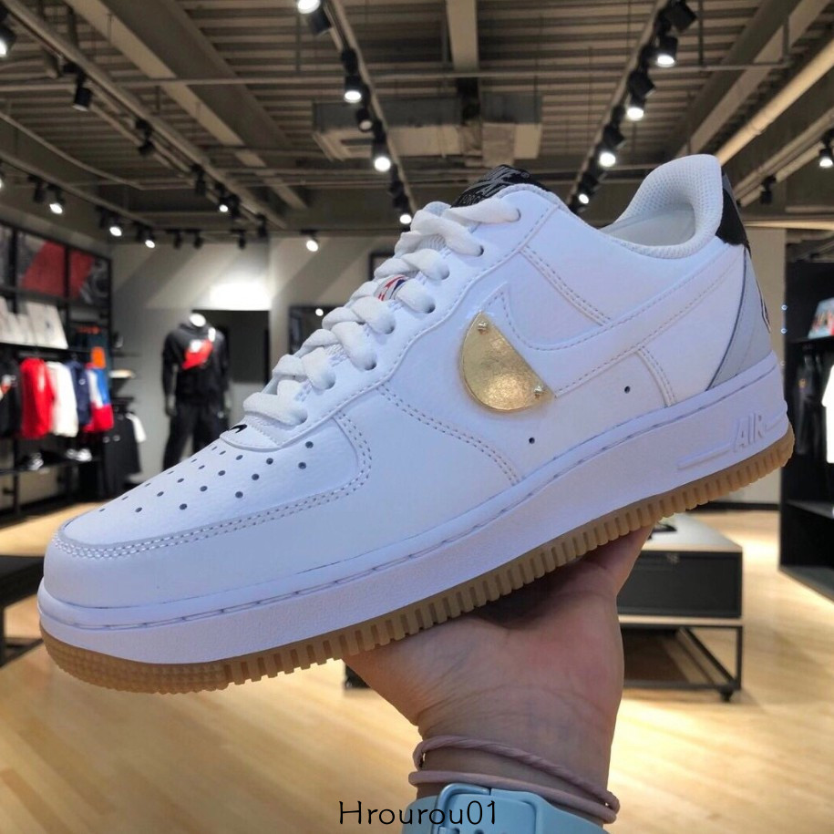 Nike Air Force 1 07 Lv8 Nba 金屬紀念版白金籃球復古ct2298 100 蝦皮購物