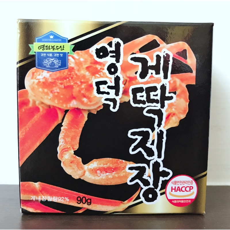 「全新」韓國蟹膏罐頭 蟹膏 即食蟹膏