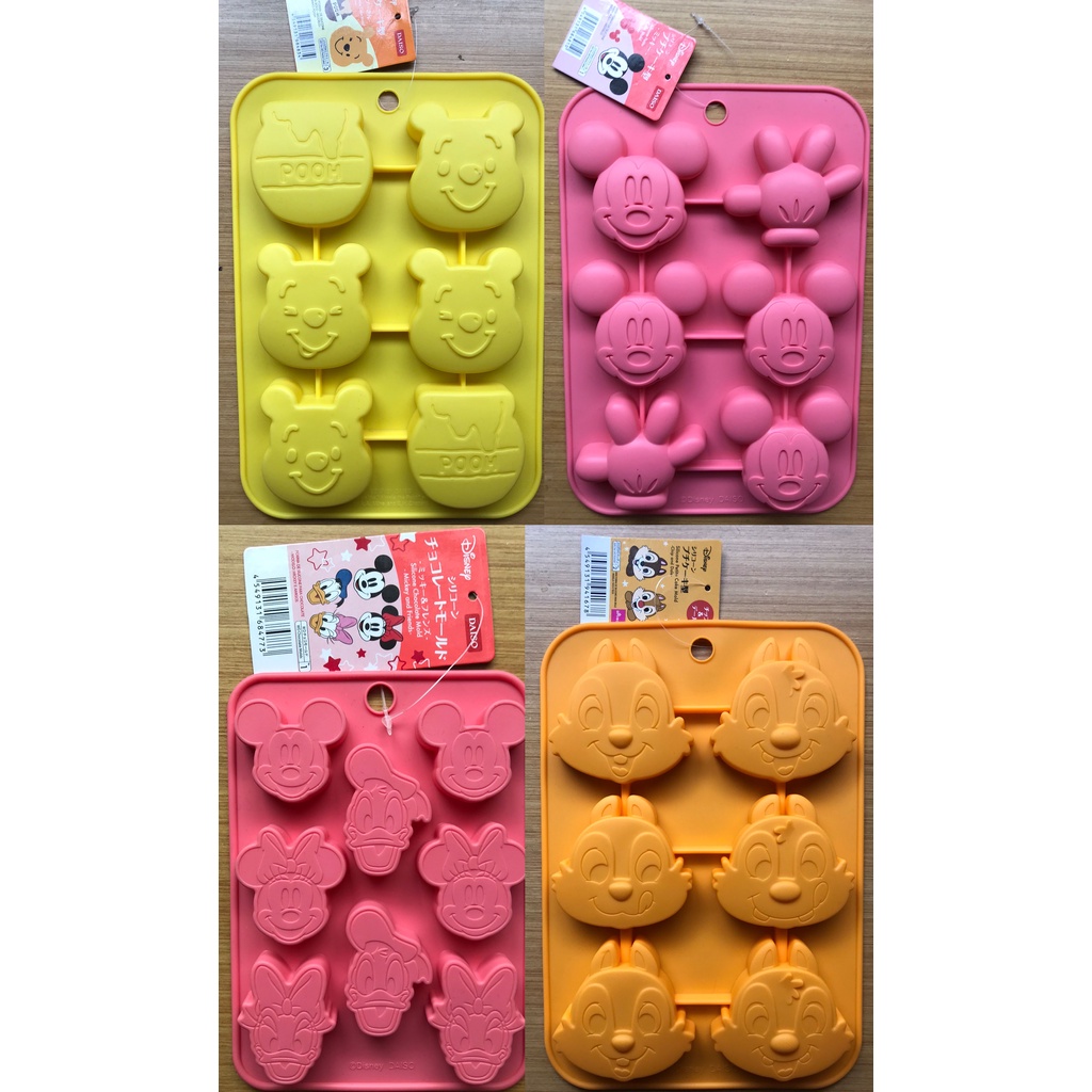 🔥現貨🔥日本大創 DAISO 甜點模 巧克力模 製冰模 蛋糕模 奇奇與蒂蒂 迪士尼 維尼 米奇製冰盒