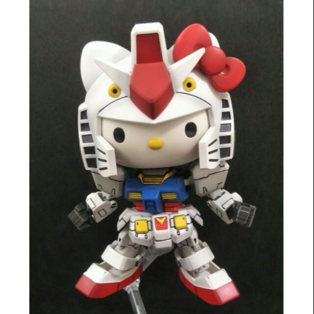 SD EX-STANDARD 機動戰士鋼彈 初鋼RX-78-2 x 凱蒂貓HELLO KITTY