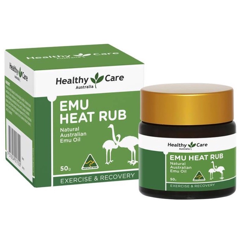 Healthy Care Emu Heat Rub 鴯鶓油乳霜/50g/澳洲