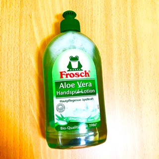 （500ml) Frosch德國小綠蛙 中性蘆薈 護手洗碗精 蘆薈潤膚洗碗精 #44536