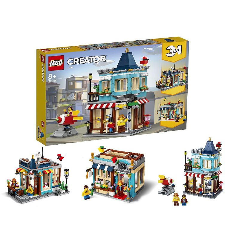 現貨 全新 LEGO 樂高 31105 Creator 3合1創作系列 排屋玩具店 全新未拆 公司貨