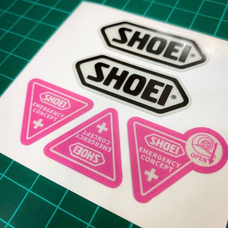客製化 ◆反光 SHOEI ( 桃粉/ 塗鴉改色) 選手帽鏡片貼紙 X-14 造型字樣圖樣 防水貼紙可貼機車 安全帽上
