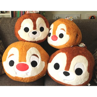 卡漫城 - 奇奇蒂蒂 暖手枕 小圓M 30CM 二入組 ㊣版 Chip n Dale 絨毛娃娃 抱枕 玩偶 松鼠 花栗鼠