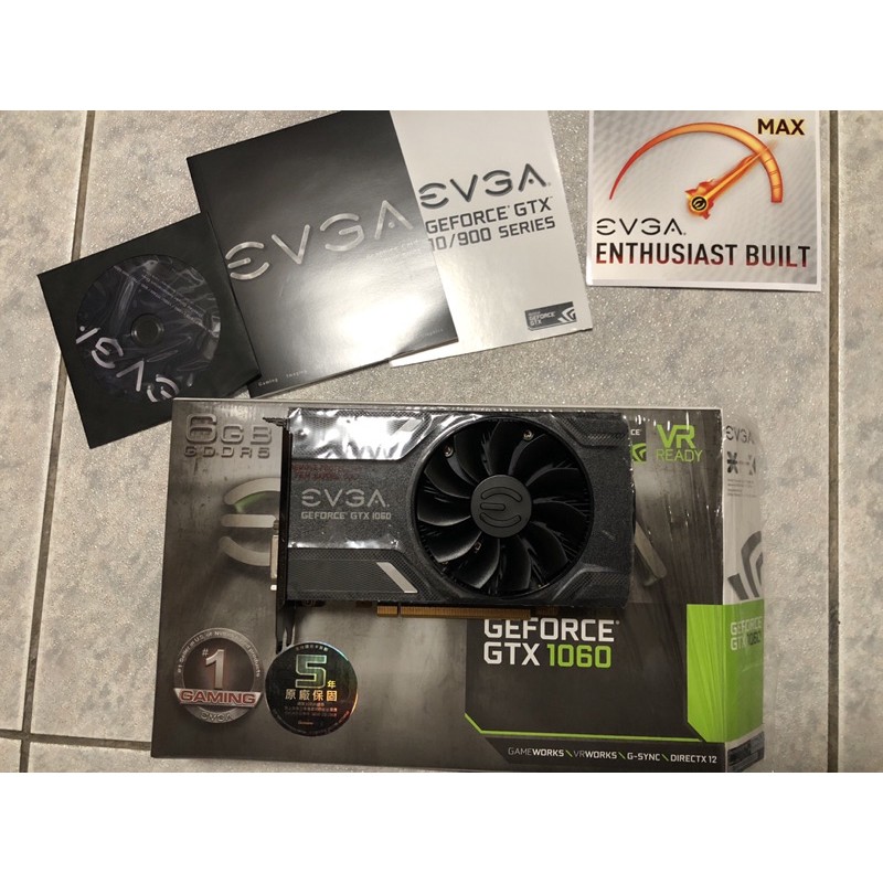 EVGA GTX1060 6G (保固還很長，卡況還很新）