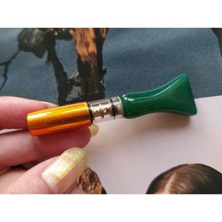 頂級 翡翠藍寶 帝王綠玉瓍 瑪瑙【老件 菸鬥】煙鬥