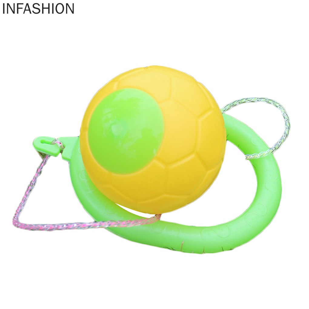 Infa - 隨機顏色塑料跳躍玩具球戶外玩具兒童健身球單腳跳球腳跳繩玩具