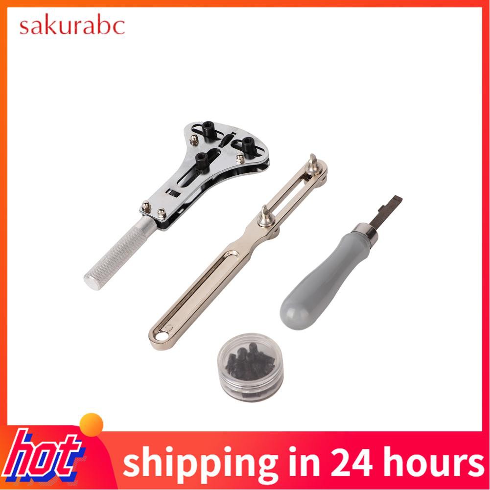 Sakurabc 手錶維修工具套件兩爪三爪蓋盒開瓶器拆卸器電池更換 蝦皮購物