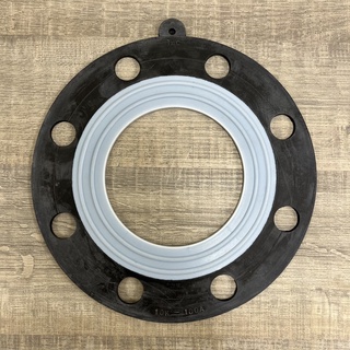 鐵氟龍墊片 JIS 10K 100A 4” PTFE+EPDM 法蘭墊片 橡膠墊片