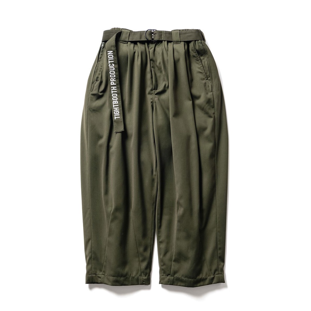 FASCINATED - Tightbooth Production Baggy Slacks Olive 墨綠 褲子